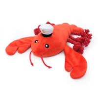 Luca the Lobster Squeaky Plush Dog Toy