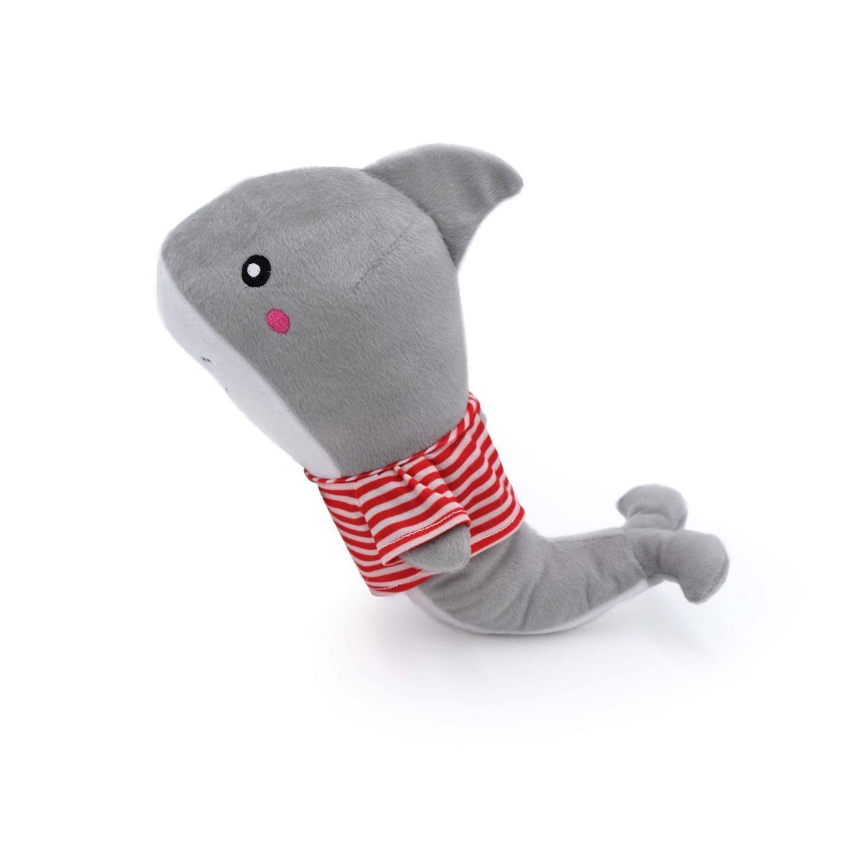Shelby the Shark Squeaky Plush Dog Toy
