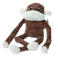 Spencer the Crinkle Monkey XL Squeaky Plush Dog Toy