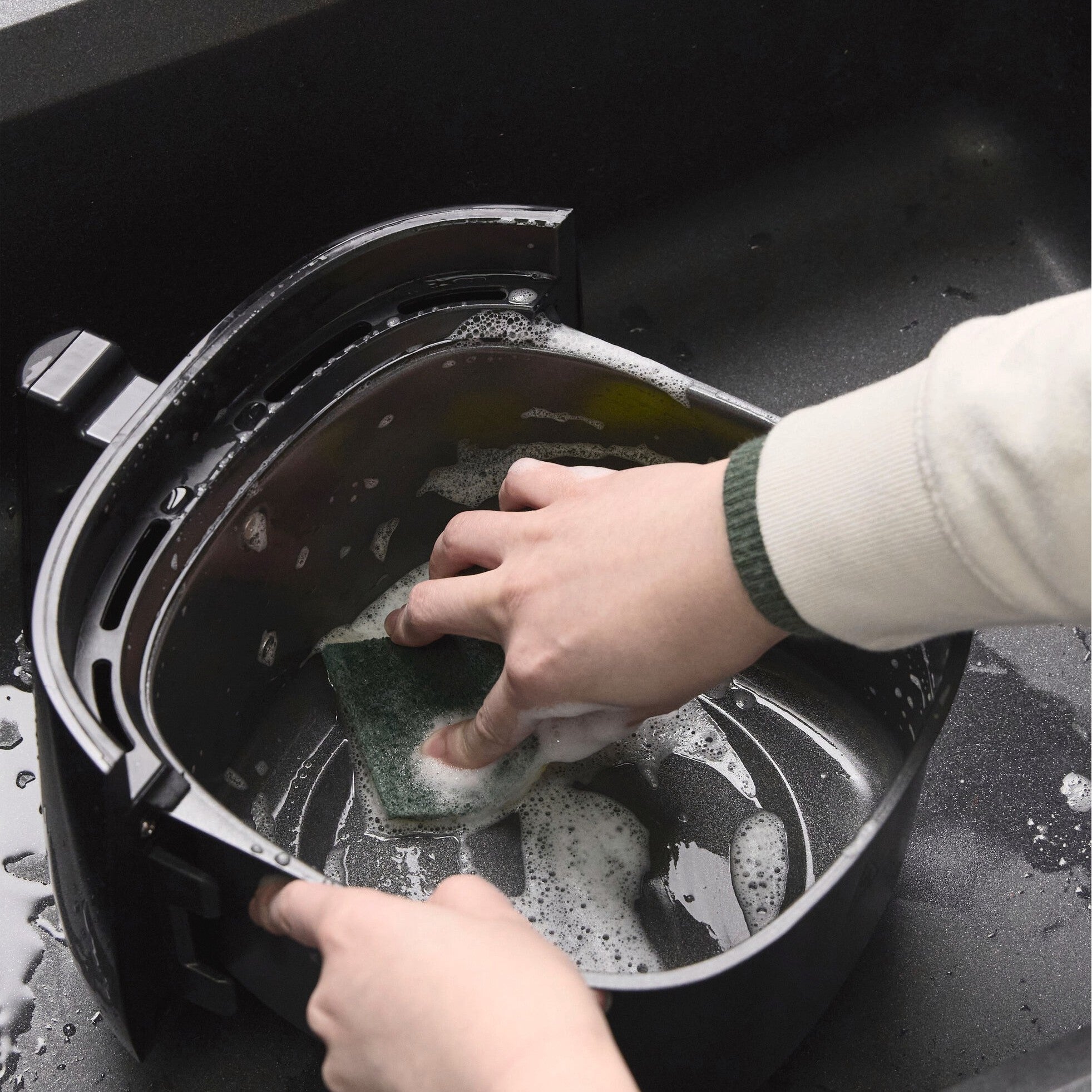 Ceramic Coated Air Fryer 4L Black