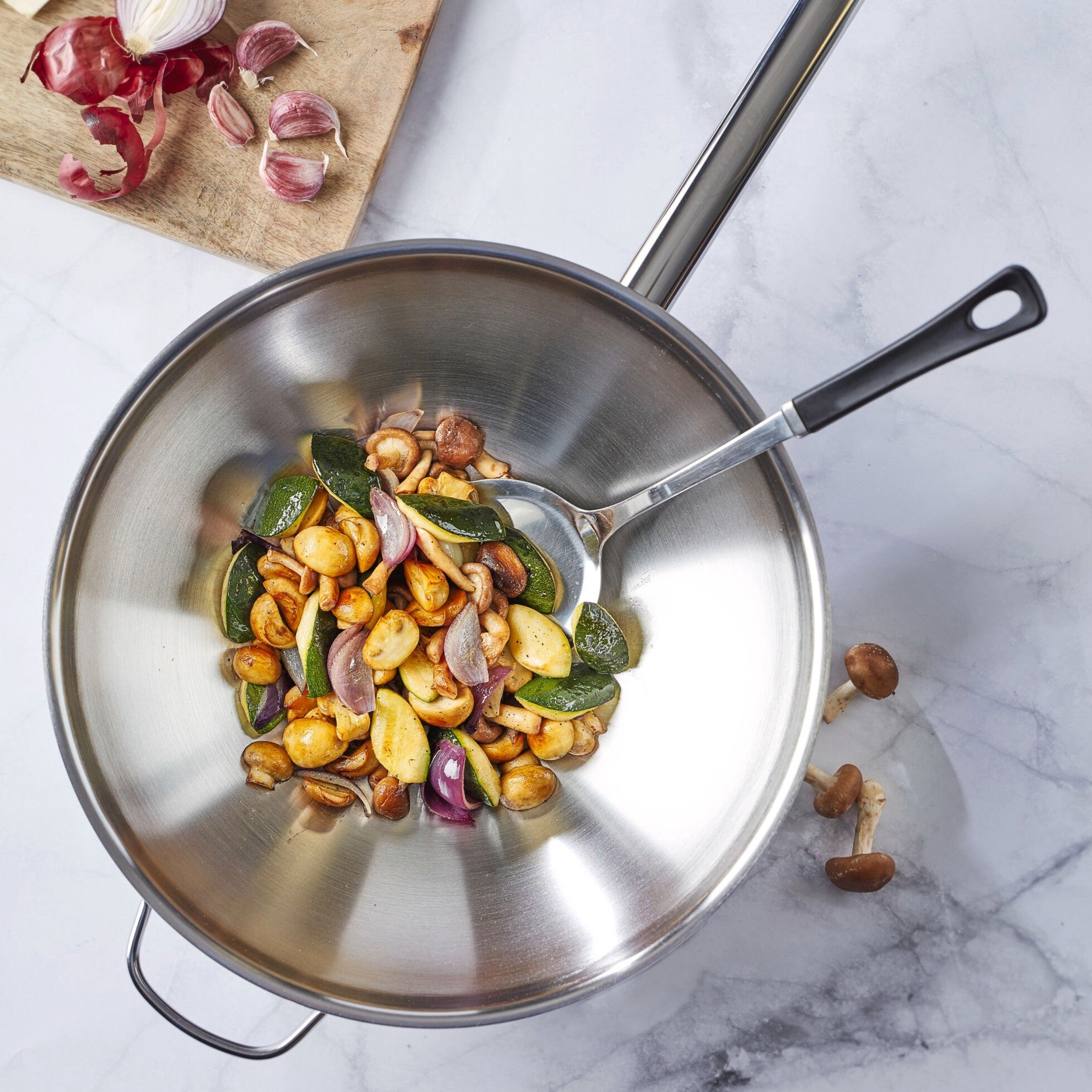 Wok ZWILLING Plus en acier inoxydable 18/10, 32 cm