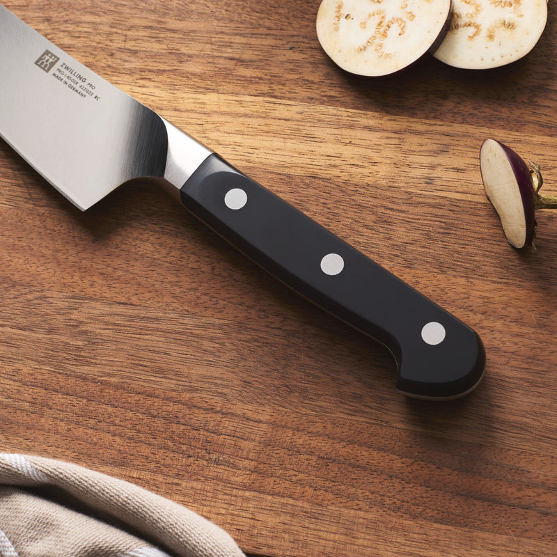 Cuchillo Santoku mecedor profesional de 5,5 pulgadas