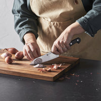 Cuchillo Santoku mecedor profesional de 5,5 pulgadas