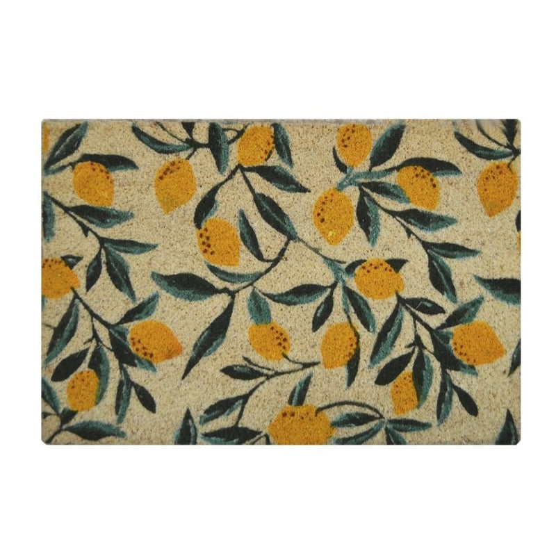 Straw doormat Lemons – Home Décor gift Montreal Villeray Urban Palate