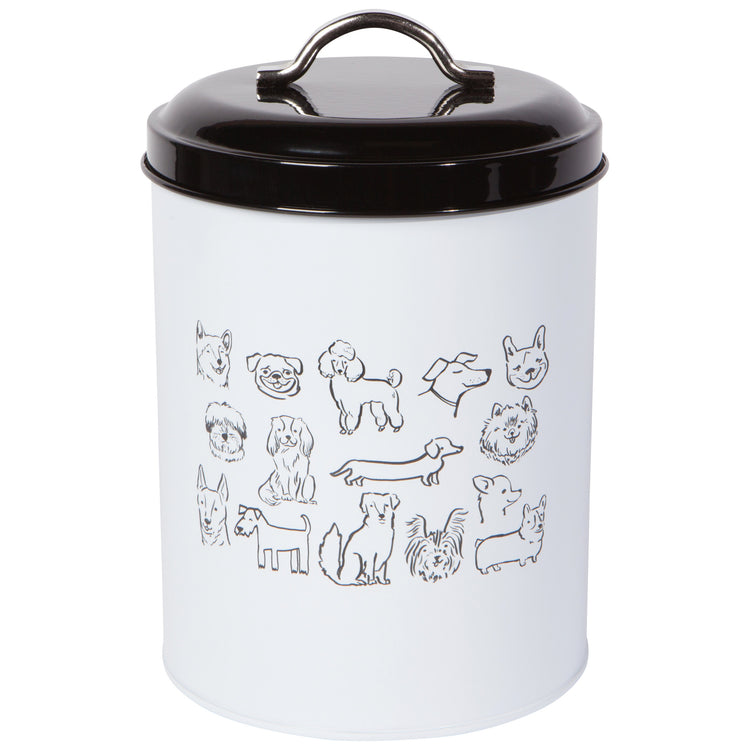 Dog Park Biscuits Tin With Lid