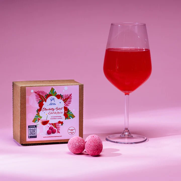 Cocktail Bomb Strawberry Burst - pack of 4 