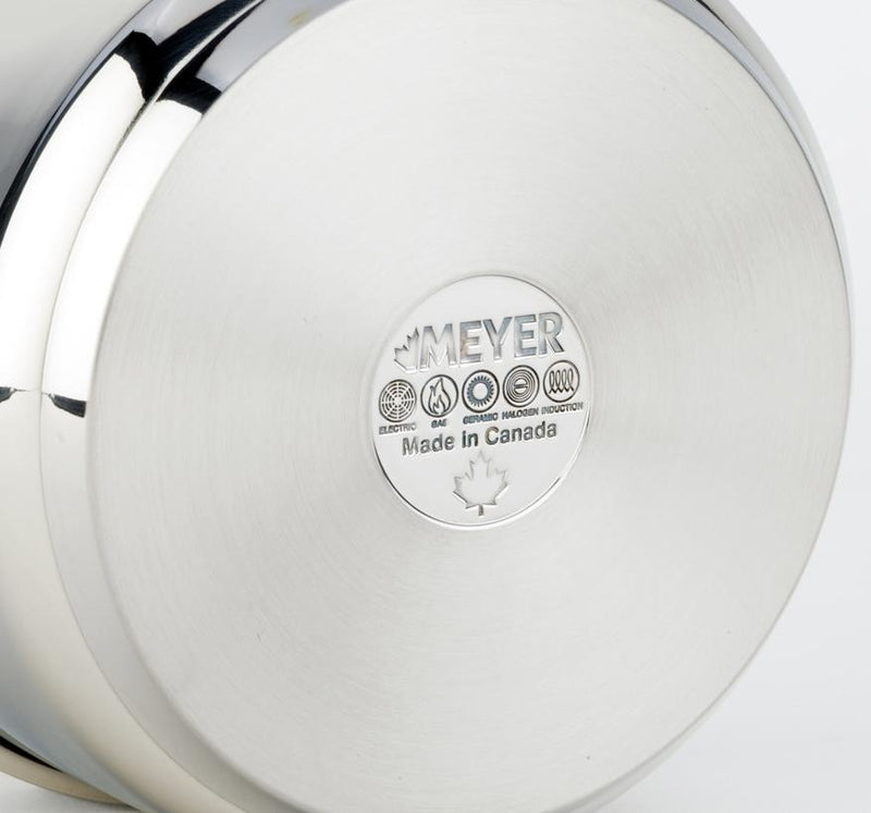Meyer Accolade Stainless Steel 4L Saucepan with cover, Made in Canada