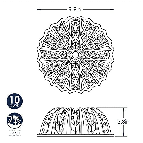 Cut Crystal Cast Bundt Pan