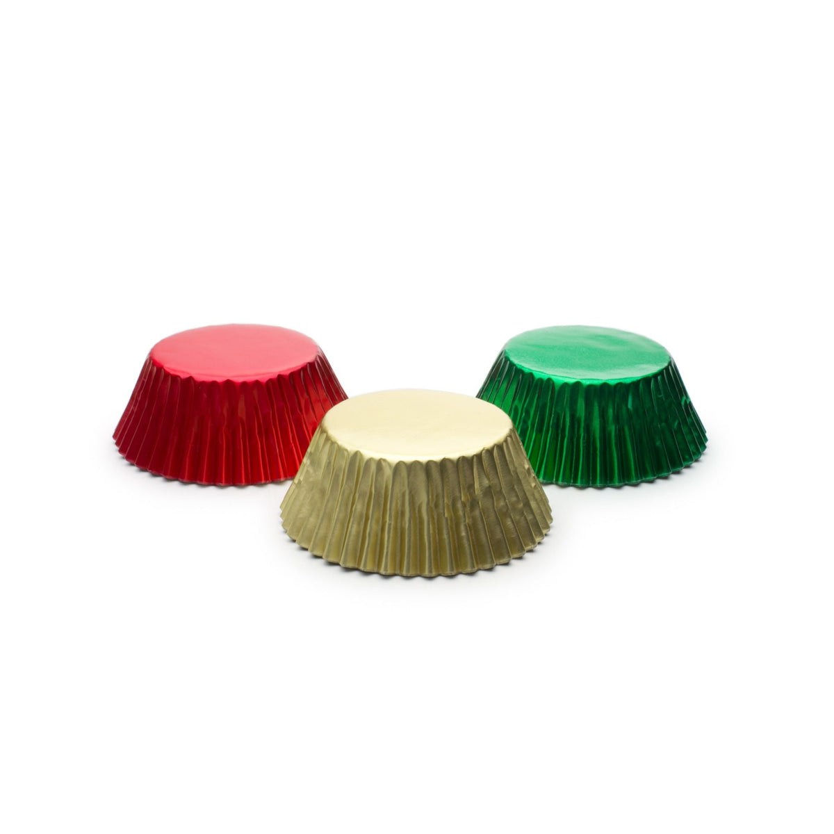 Christmas Foil Bake Cups - Pack of 45