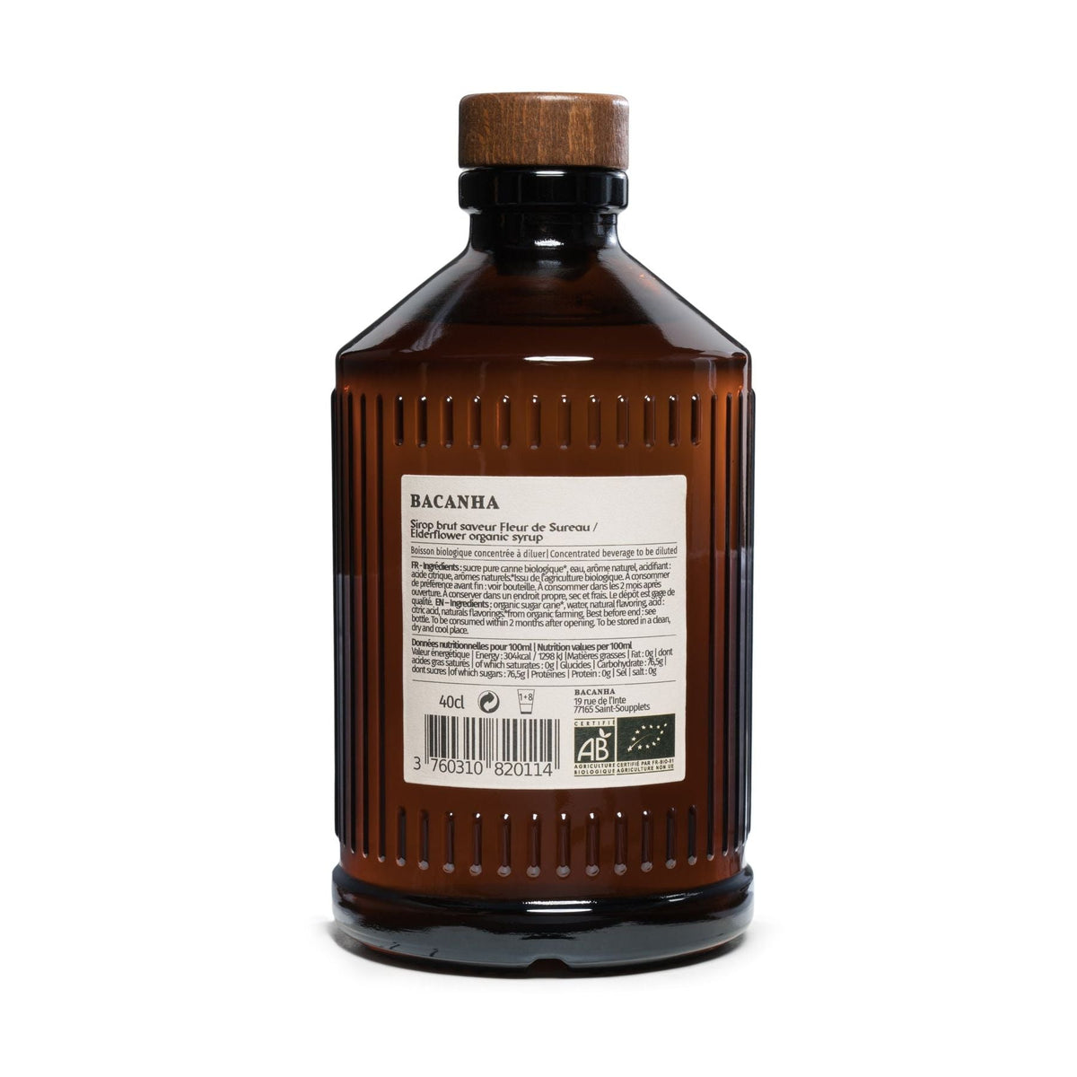 Organic Raw Elderflower Syrup 400ml