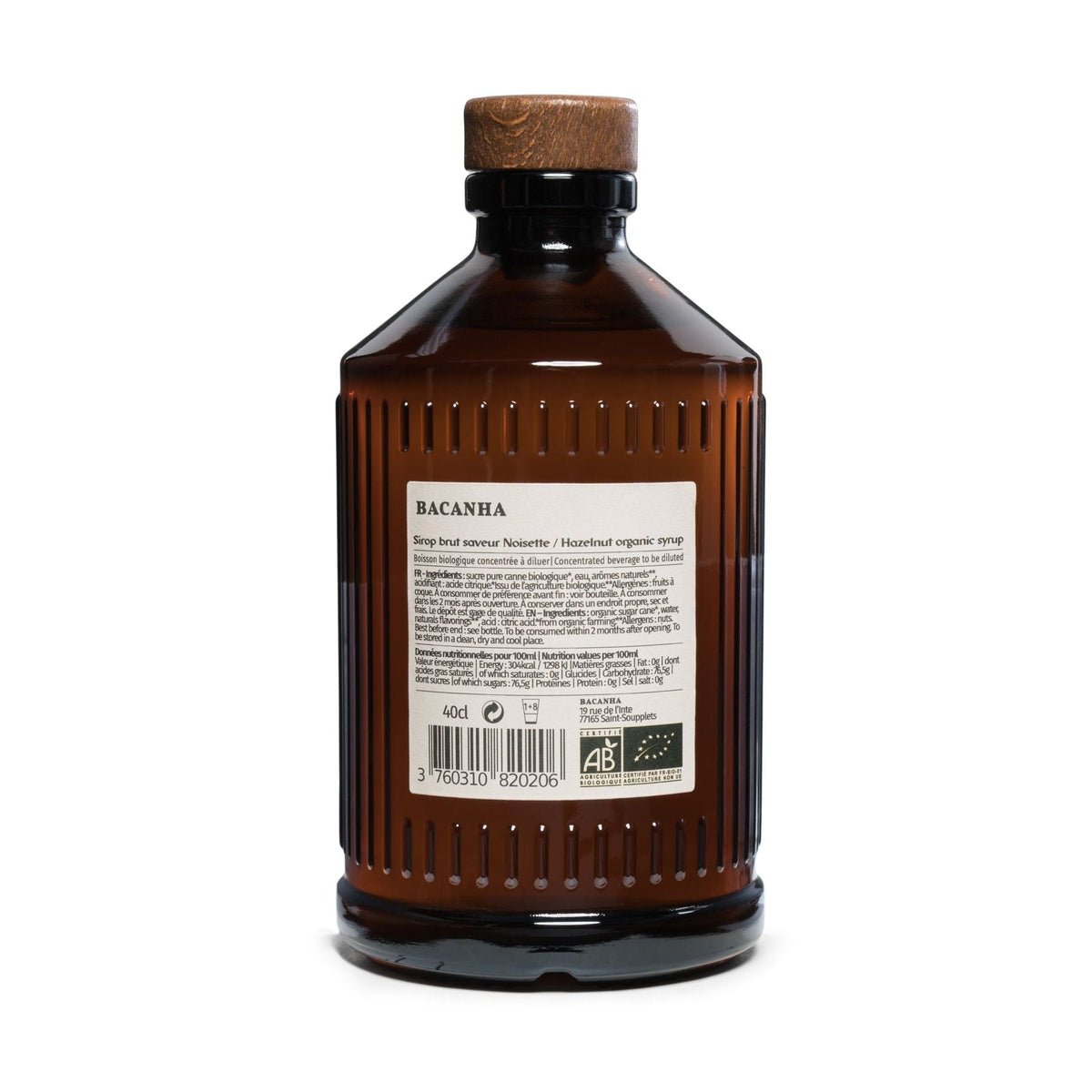 Organic Raw Hazelnut Syrup 400ml