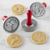 Yuletide Cast Aluminum Holiday Cookie Stamps, set of 3