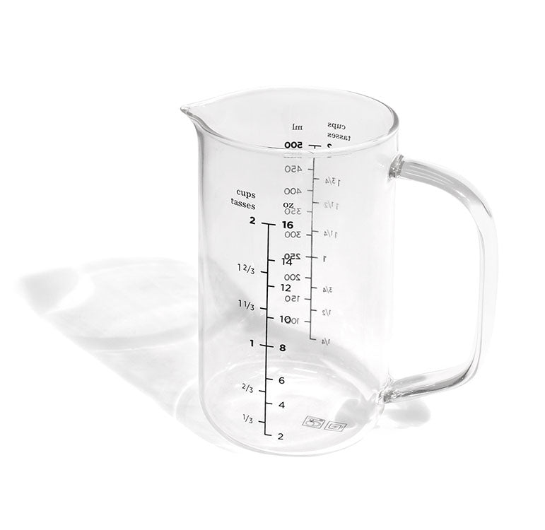 Multi-purpose Glass 2-Cup (0.5 litre) Measuring Cup