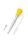 Baster Set with Injector and Cleaning Brush in Stainless Steel